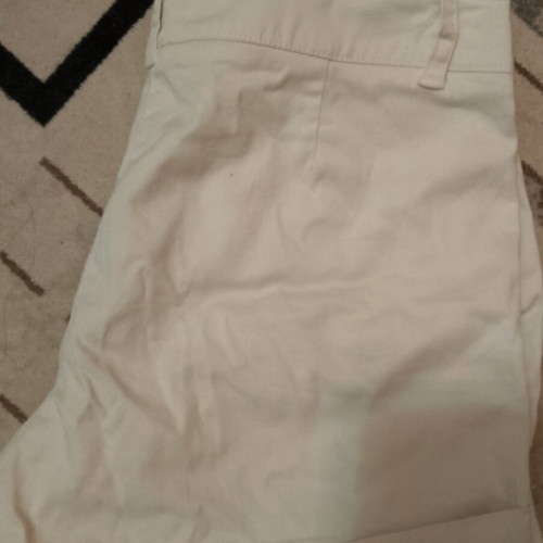 White fabric shorts like new, slim fit, size XS