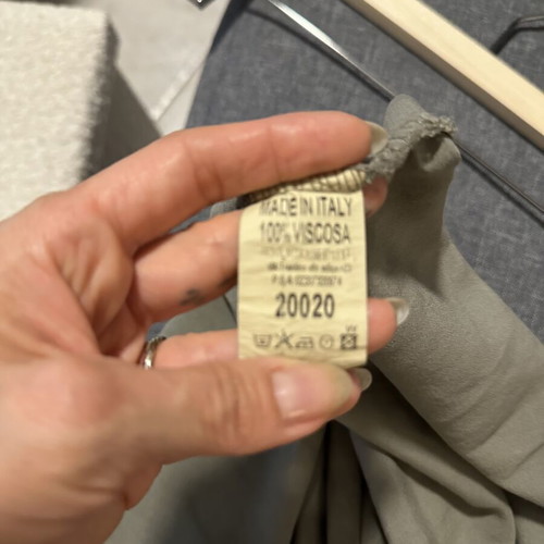 Long khaki dress viscose like new, sizes S to L
