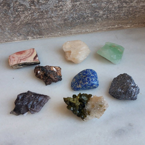 Rocks like new, collection of various types