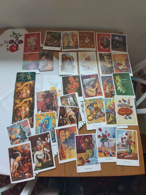 Easter cards like new, vintage, pack of 30 pieces