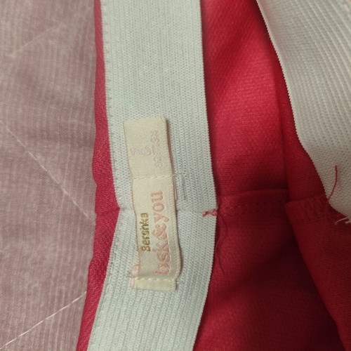 Bershka shorts used, coral, size S