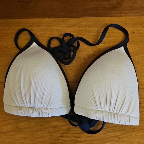 Swimwear bra set used, orange, sizes XS and small-medium