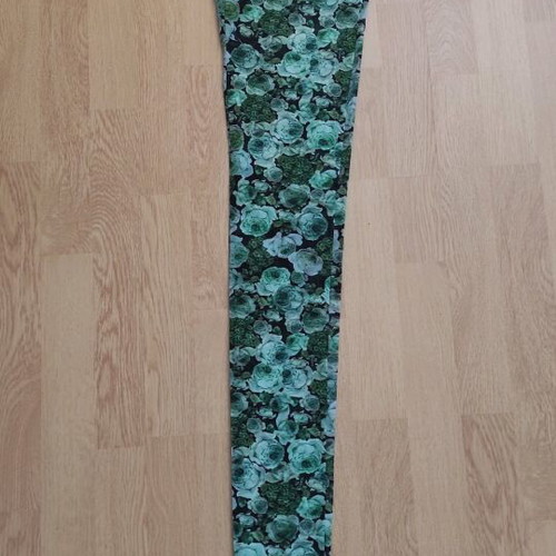 Mesh leggings Ganni like new, green, size XXS