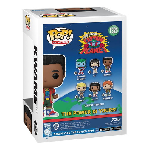 Funko Pop Captain Planet and the Planeteers Kwame new 9 cm