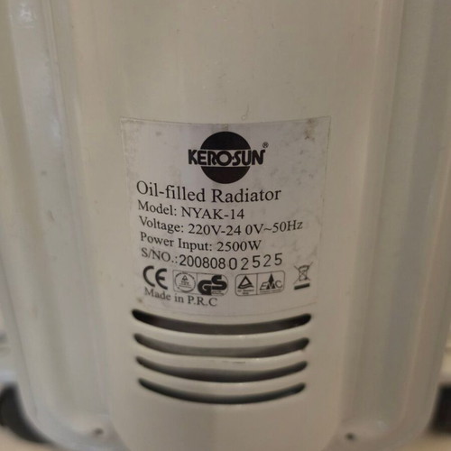 KERO-SUN oil radiator NYAK-14 2500W like new