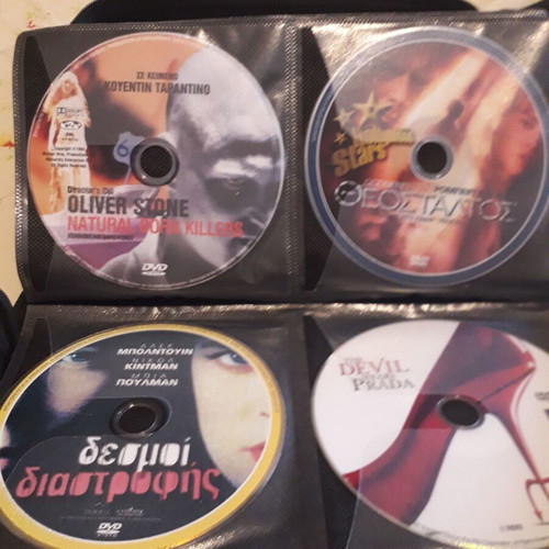 DVD collection like new, 150 discs with movies and documentaries