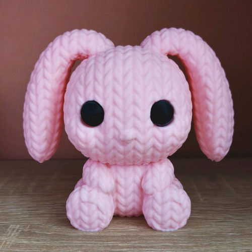3D Printed Bunny Figure New