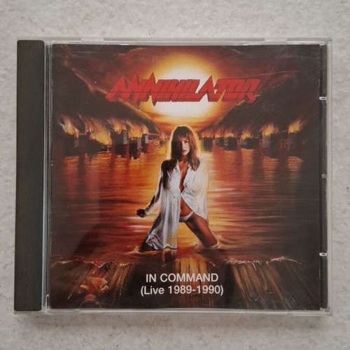 Annihilator In Command CD like new, live 1989-1990 thrash metal