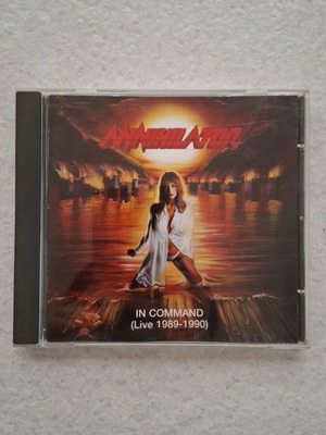 Annihilator In Command CD like new, live 1989-1990 thrash metal