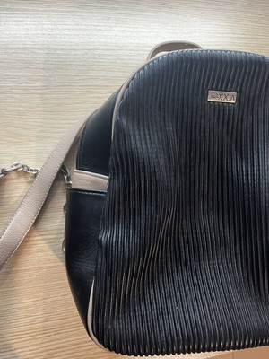 Doca backpack like new, black and beige