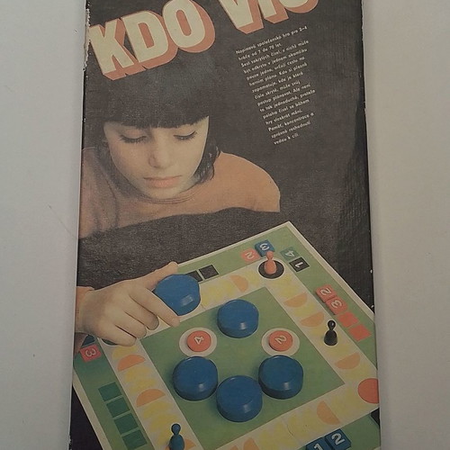 Vintage board game Kdo víc? used, 80s
