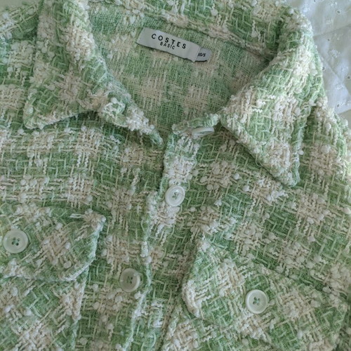 Coquette Paste green and white jacket used