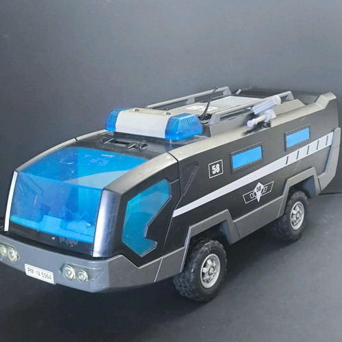 Playmobil swat vehicle used with missing parts