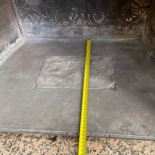 Cast Iron Fireplace used, open type, 80cm length