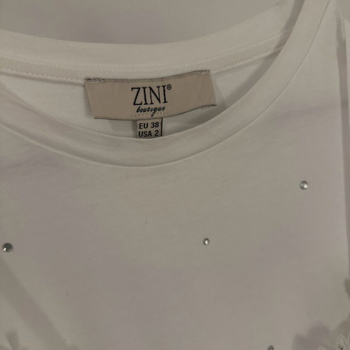 Zini Boutique T-shirt white like new, size M / 38 / 10
