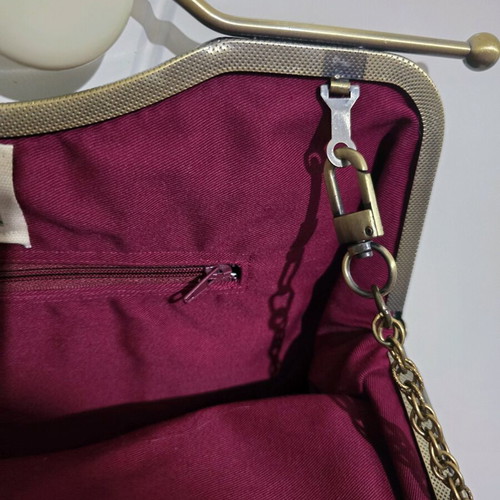 Handmade shoulder bag new, multicolored green