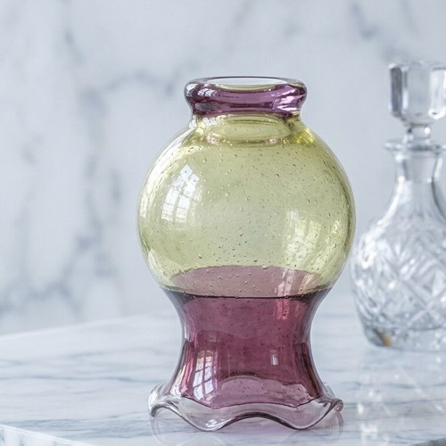 Vintage Murano γυάλινο βάζο Linea Mary Made in Italy, σαν καινούργιο