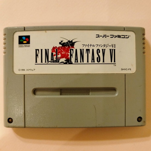 Final Fantasy VI Super Famicom used