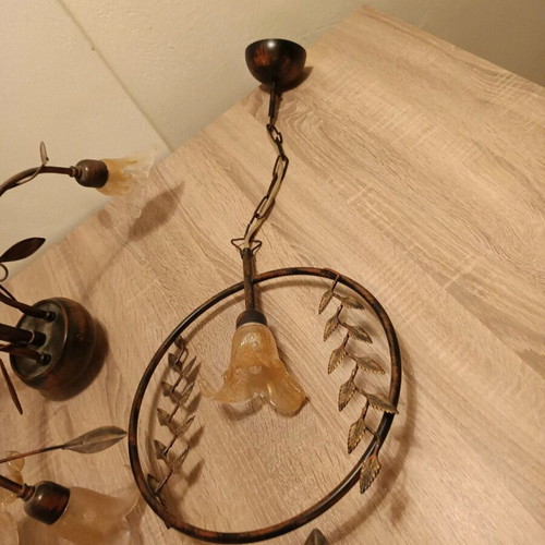 Ceiling and floor lamps used