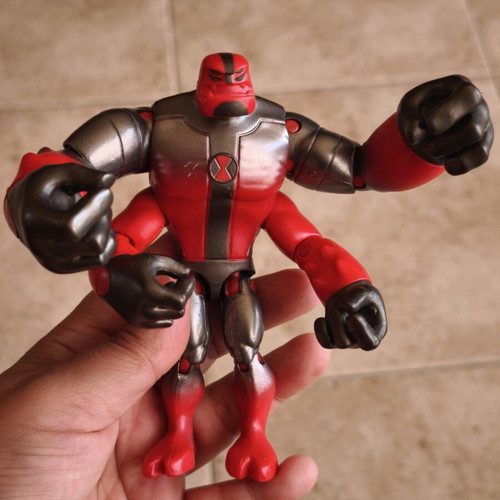 Ben 10 Omni-Four Arms action figure used, 13cm, Playmates