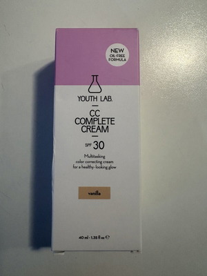 Youth Lab. CC Complete Cream Vanilla Light new with SPF30 40ml