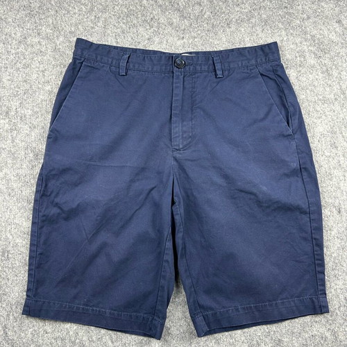 Calvin Klein Men's Navy Chino Shorts Size 29 Used Y2K Vintage