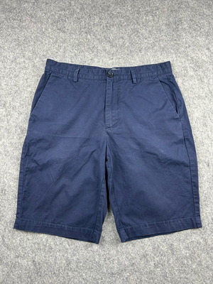 Calvin Klein Men's Navy Chino Shorts Size 29 Used Y2K Vintage