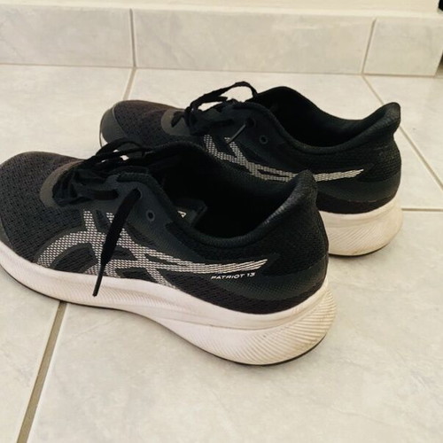 Asics athletic shoes used, size 37.5, black