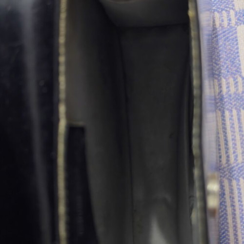 KEM crossbody bag used, black leather