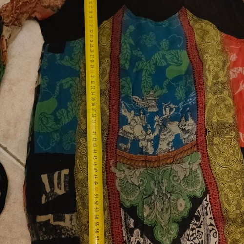 Women's multicolor blouse dress like new, made in Italy