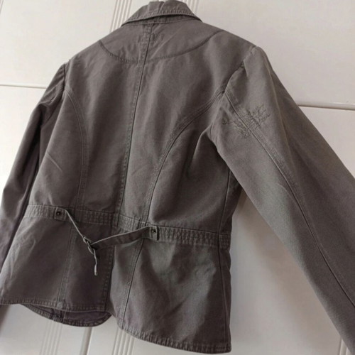 Denim utility/military style jacket Splendid cotton like new, green, size S