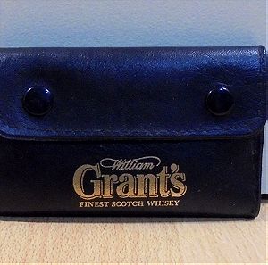 Grant's scotch whisky διαφημιστική δερμάτινη κλειδοθήκη τσέπης