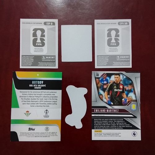 Football stickers new, Panini and Topps collection