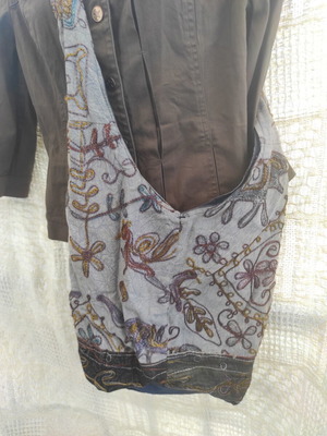 Boho shoulder bag like new