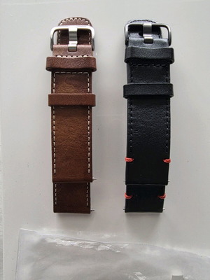 Λουράκια Garmin Quick Release Leather 22mm, 2 τεμάχια καινούργια