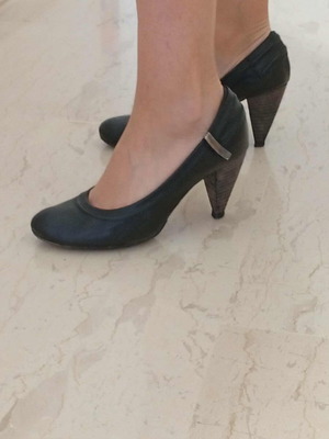 Tsitsivas leather pumps black size 37 like new