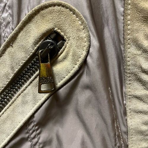 Men's jacket Dolce & Gabbana like new, natural leather and fabric