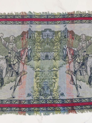 Vintage woven wall tapestry from the 1960s, like new, 1.52×0.85m
