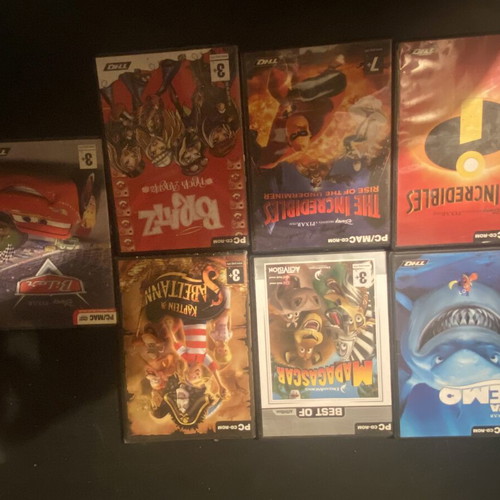 Kids games for PC, like new, pack of 7