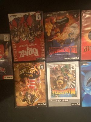 Kids games for PC, like new, pack of 7