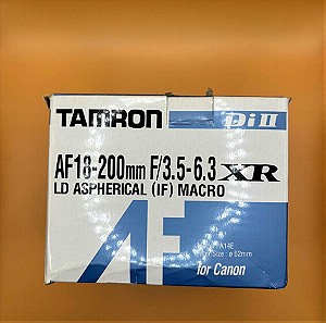 TAMRON AF 18-200 DiII F/3.5-6.3 XR LD ASPHERICAL (IF) MACRO FOR CANON