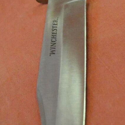Winchester decorative knife new, steel blade and wood handle 36cm