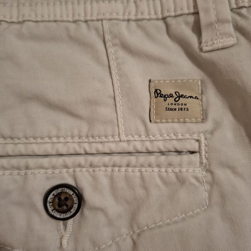 Pepe Jeans men's pants ice color like new, size 33 waist 34 length