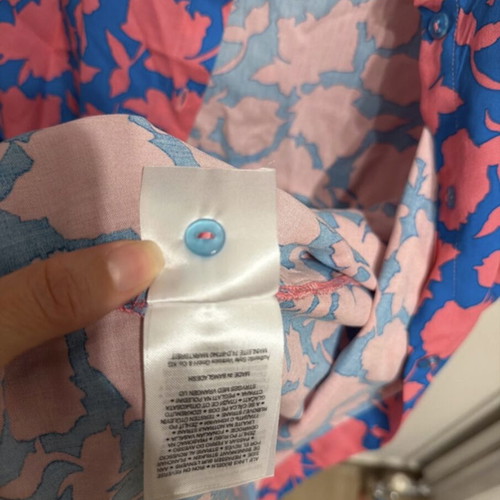 Floral short sleeve shirt, multicolor