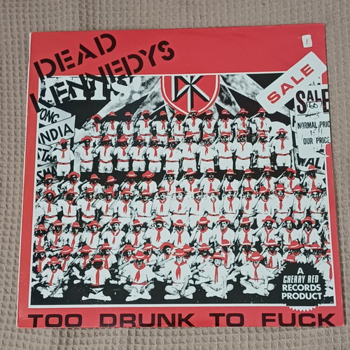 Dead Kennedys Too Drunk To Fuck vinyl maxi single like new, punk