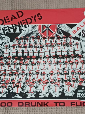Dead Kennedys Too Drunk To Fuck vinyl maxi single like new, punk