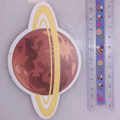 Wooden planet magnet like new