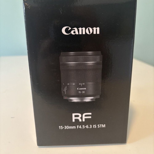 Canon RF 15-30mm F4.5-6.3 IS STM lens, like new