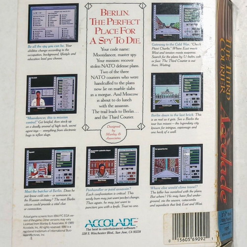 The Third Courier PC παιχνίδι πολύ καλή κατάσταση, big box, Accolade