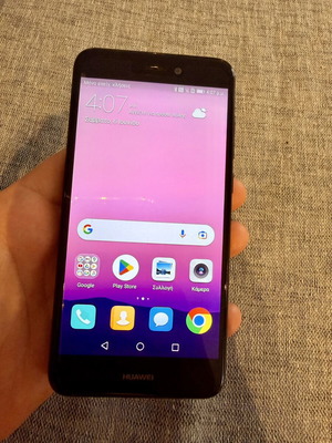 Huawei P8 lite 2017 smartphone μεταχειρισμένο, μαύρο, με δαχτυλικό αποτύπωμα